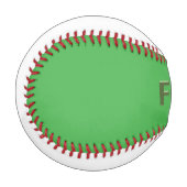 Balle De Baseball Vert pâle sur le baseball vert (Devant Gauche)