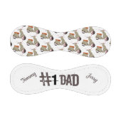 Balle De Baseball Vespa/Scooter #1 Papa +Noms (Panneaux)