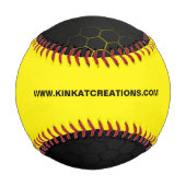 Balle De Baseball Veste jaune (Dos)