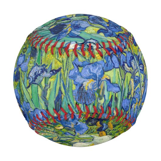 Balle De Baseball Vincent Van Gogh - Irises (Devant)