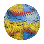 Balle De Baseball Vincent van Gogh - Wheatfield with Crows (Devant)