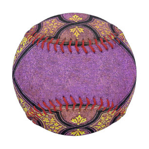 Balle De Baseball Vins violet et or tombés Couverture du livre