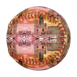 Balle De Baseball Vintage Berlin Kaiser Wilhelm Église Mémorial Magn
