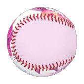 Balle De Baseball Violet rose (Devant Gauche)