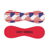 Balle De Baseball Virginie-Occidentale (Panneaux)