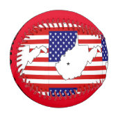 Balle De Baseball Virginie-Occidentale (Devant Gauche)