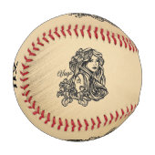 Balle De Baseball Virgo Zodiac Rustique (Devant Gauche)