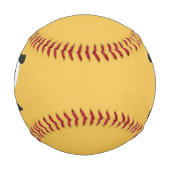 Balle De Baseball Visage drôle rayé (Dos)