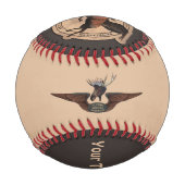 Balle De Baseball Vol de Moose Aviation (Dos)