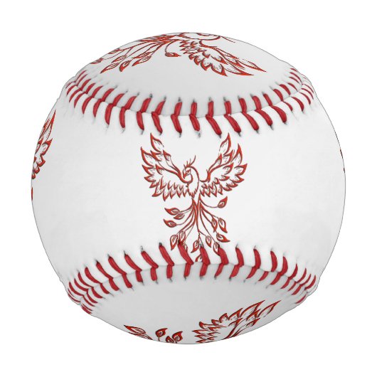 Balle De Baseball Vol d'un Phoenix (Dos)