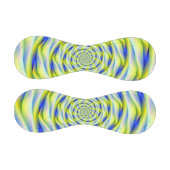 Balle De Baseball Vortex de baseball en bleu et jaune (Panneaux)