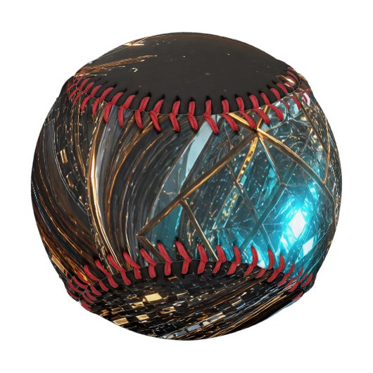 Balle De Baseball Vortex doré du noyau quantique (Devant)