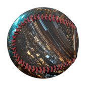 Balle De Baseball Vortex doré du noyau quantique (Devant Gauche)