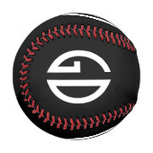 Balle De Baseball Vos idées de monogramme simplement 1 (Devant Gauche)
