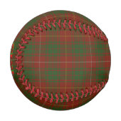 Balle De Baseball Vos initiales sur Bruce Clan tartan (Devant Gauche)