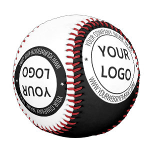 Balle De Baseball Votre logo et votre texte promotionnel Timbre prof