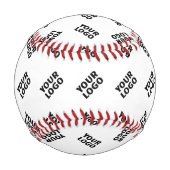Balle De Baseball Votre logo | Motif répété de substitution simple (Dos)