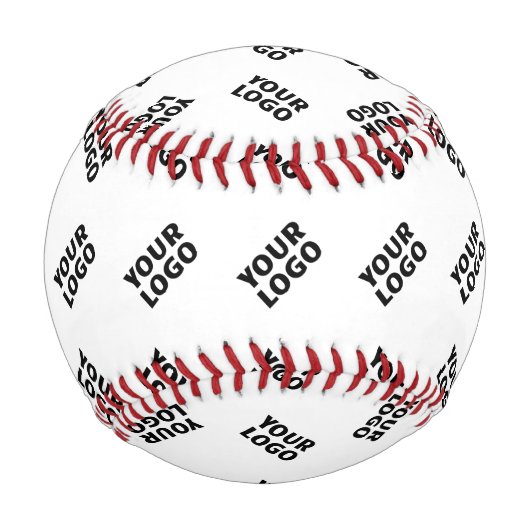 Balle De Baseball Votre logo | Motif répété de substitution simple (Devant)