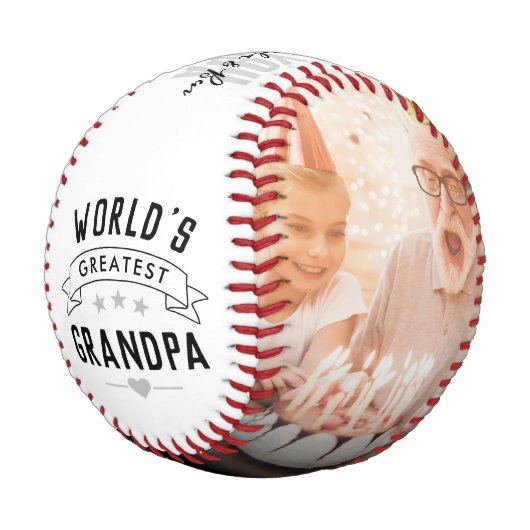 Balle De Baseball Vous aimez Papy/Papi/Autre 2-Photo (Angle)