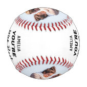 Balle De Baseball Vous êtes My Best Catch Couples 2 Photo & Nams 202 (Dos)