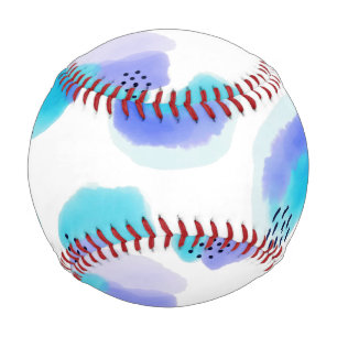 Balle De Baseball Watercolor Brushstrokies Baseball
