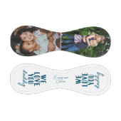 Balle De Baseball We Love You Daddy 2 Photo Collage (Panneaux)