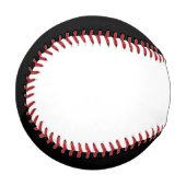 Balle De Baseball Wild Wolf Whirling baseball blanc et noir (Devant Gauche)
