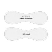 Balle De Baseball Will You Be My Groomsman Name Baseball (Panneaux)