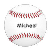 Balle De Baseball Will You Be My Groomsman Name Baseball (Dos)