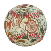 Balle De Baseball William Morris Acanthus Broderie Motif Floral (Dos)