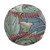 Balle De Baseball William Morris Acanthus Sage Fleur Floral Botaniqu (Dos)