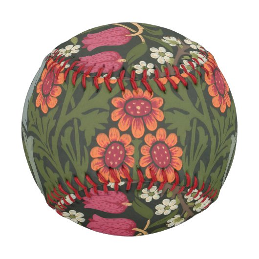 Balle De Baseball William Morris Blackthorn Garden Flower Classic (Dos)