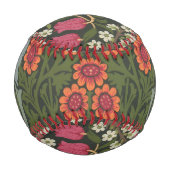 Balle De Baseball William Morris Blackthorn Garden Flower Classic (Devant)