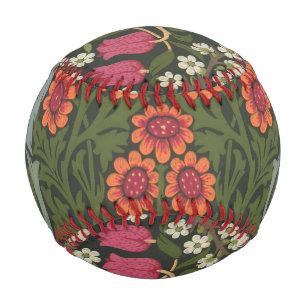 Balle De Baseball William Morris Blackthorn Garden Flower Classic