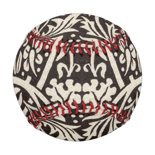 Balle De Baseball William Morris Daffodil Papier peint floral (Devant)