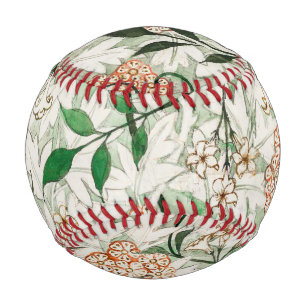 Balle De Baseball William Morris Jardin Fleur de Jasmin Classique