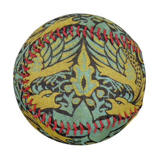 Balle De Baseball William Morris Peacock Dragon Fond d'écran (Devant Gauche)