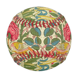 Balle De Baseball William Morris Rose Floral Chintz rose