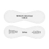 Balle De Baseball World's Greatest Coach Personalized Baseball (Panneaux)