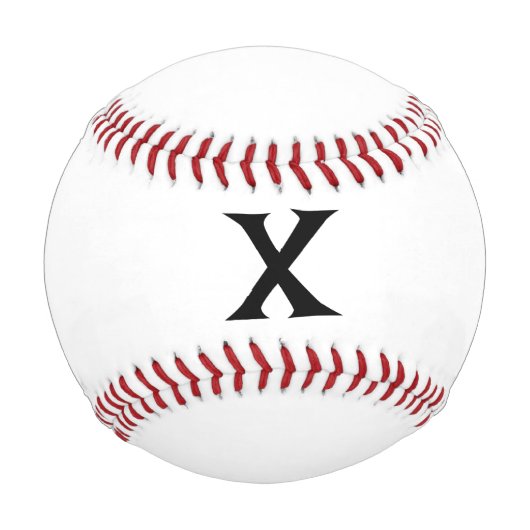 Balle De Baseball X Marque L'Emplacement (Devant)