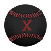 Balle De Baseball X Marque L'Emplacement (Devant)