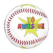 Balle De Baseball Yo Awesome (Devant Gauche)
