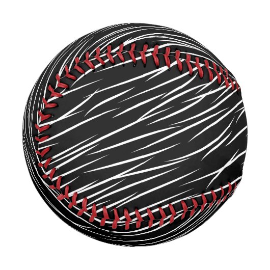 Balle De Baseball Zebra Stripes (Devant Gauche)