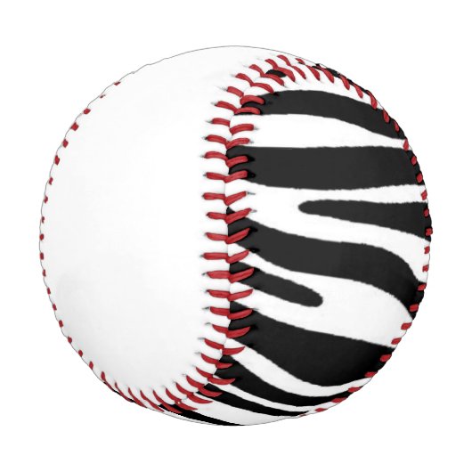 Balle De Baseball Zèbre (Angle)