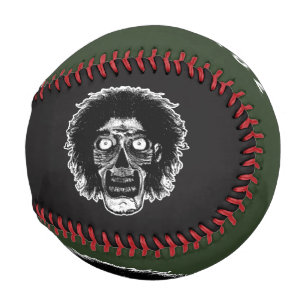 Balle De Baseball Zombie-Baseball -Noir & Vert