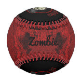 Balle De Baseball Zombie, Baseball - Touchez-Le Ici (Devant)