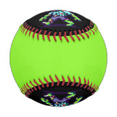 Balle De Baseball zombie drôle Halloween 8 bits (Dos)