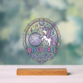 Balle de disco Licorne Licorne Impression ludique (Neutre)