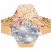 Balle de disco orange floral Shower de mariée (Plat)