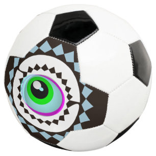 Balle de foot créative Œil de monstre sur la balle